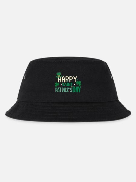 Happy St patrick's day - Kinder Bucket Hat - Schwarz