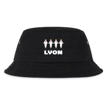Lyon - Kinder Bucket Hat - Schwarz - Vorne