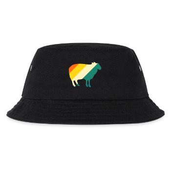 Schäfer Schaf - Kinder Bucket Hat - Schwarz - Vorne