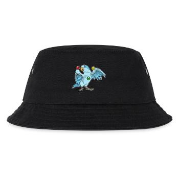 Parrot juggler juggling - Kids’ Bucket Hat - black - Front