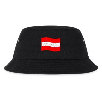 Drapeau vintage de l’Autriche - Bob Enfant - noir - Devant