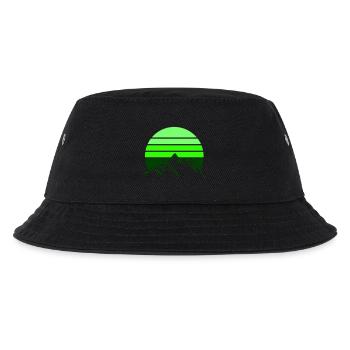 mountains mountains mountains - Kids’ Bucket Hat - black - Front