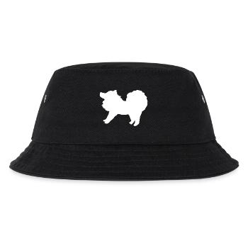 Spitz weiß - Kinder Bucket Hat - Schwarz - Vorne