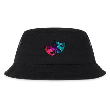 Kosmisches Theater - Kinder Bucket Hat - Schwarz - Vorne