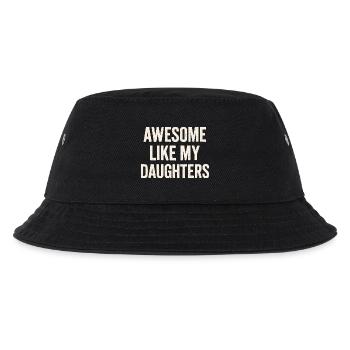 Großartig Wie Meine Töchter Aussage - Kinder Bucket Hat - Schwarz - Vorne