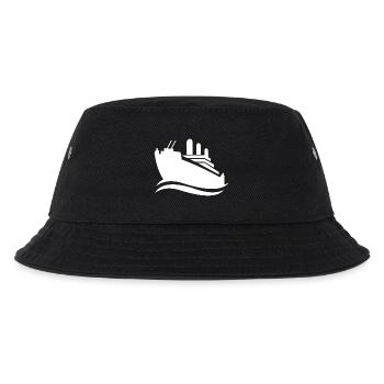 Silhouette de bateau de croisière mer minimaliste - Bob Enfant - noir - Devant