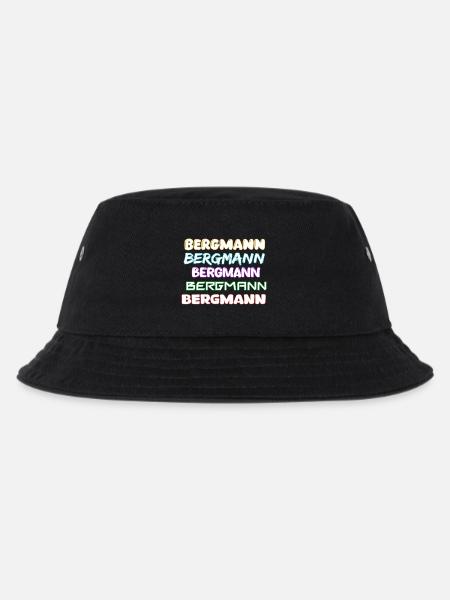 Job Bergmann - Kinder Bucket Hat - Schwarz
