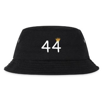 Artistic number crown 44 print for trendy looks - Kids’ Bucket Hat - black - Front