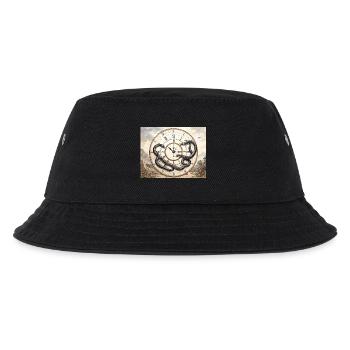 Uhrenschlange: Mythos und Zeit - Kinder Bucket Hat - Schwarz - Vorne