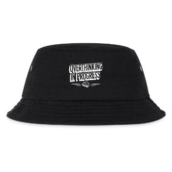 Überdenken im Gange - Kinder Bucket Hat - Schwarz - Vorne