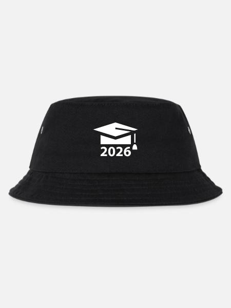 ABI 2026 Abitur Abschlussfeier Abiball - Kinder Bucket Hat - Schwarz