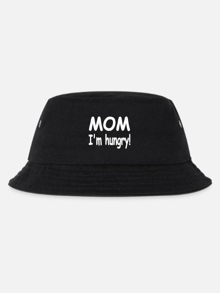 Mutter - Kinder Bucket Hat - Schwarz