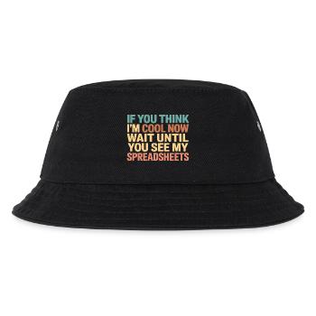 Lustige Tabellenkalkulationsdesigns für versicherungsmathematische Statistiker - Kinder Bucket Hat - Schwarz - Vorne
