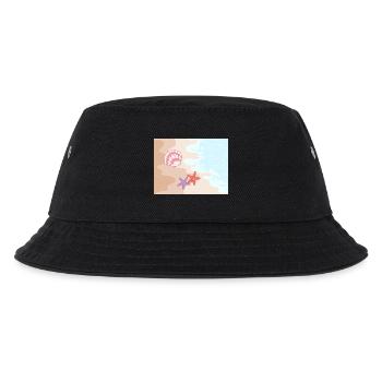 Plage d’été, étoiles de mer et coquillages - Bob Enfant - noir - Devant