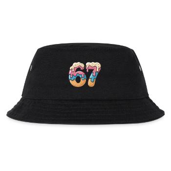 Donut 69 Frosting NeonPrint - Kids’ Bucket Hat - black - Front