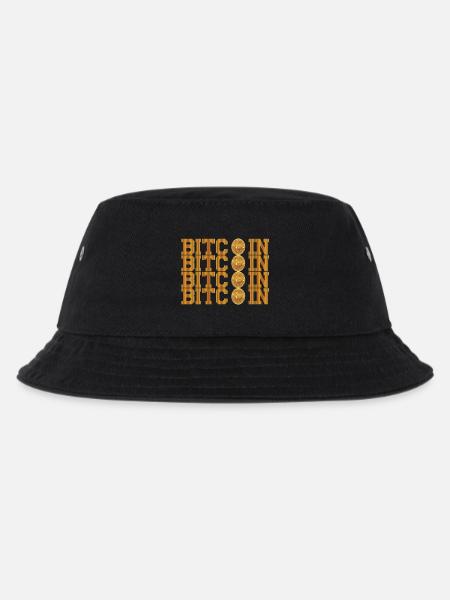 Bitcoin - Kinder Bucket Hat - Schwarz