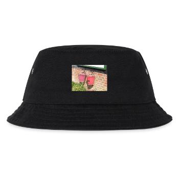 Weathered Pink Garden Buckets - Kids’ Bucket Hat - black - Front