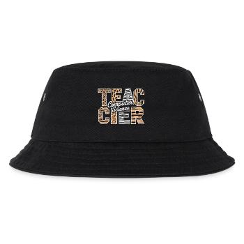 Computer Science Teacher Animal Pattern Style - Kids’ Bucket Hat - black - Front