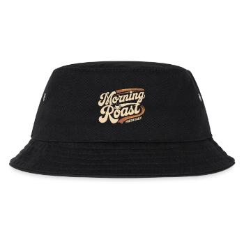 Morning Roast – Fresh Daily Coffee - Kids’ Bucket Hat - black - Front