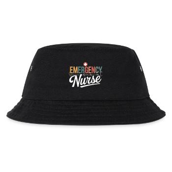 Emergency Nurse Emergency Design - Kids’ Bucket Hat - black - Front
