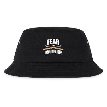 Fear The Drum Line Baguettes de batterie vintage Design musical - Bob Enfant - noir - Devant