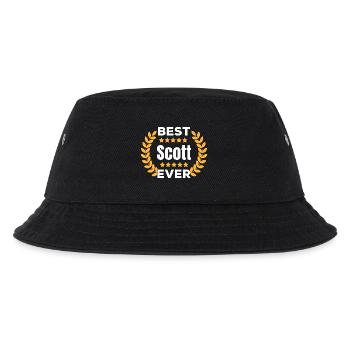 dBester Scott aller Zeiten Legende Name Geschenk - Kinder Bucket Hat - Schwarz - Vorne