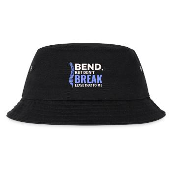 Lizenzierter klinischer Spezialist für Wirbelsäulengesundheit - Kinder Bucket Hat - Schwarz - Vorne