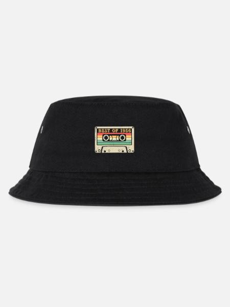 Best of 1956 Retro Kassette 70. Geburtstag - Kinder Bucket Hat - Schwarz