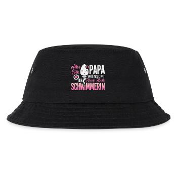 All the best dad wishes you your best swimmer - Kids’ Bucket Hat - black - Front