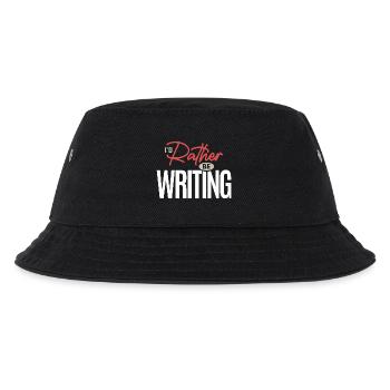 I’d Rather Be Writing Funny Writer Author Quote - Kids’ Bucket Hat - black - Front