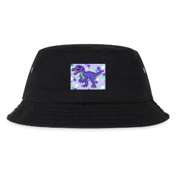 Baryonyx Dino - Kinder Bucket Hat - Schwarz - Vorne