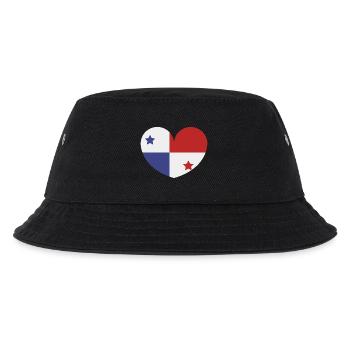 Drapeau du cœur du Panama - Bob Enfant - noir - Devant