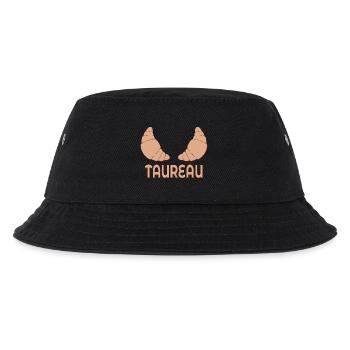 Taurus Birthday Croissants - Kids’ Bucket Hat - black - Front