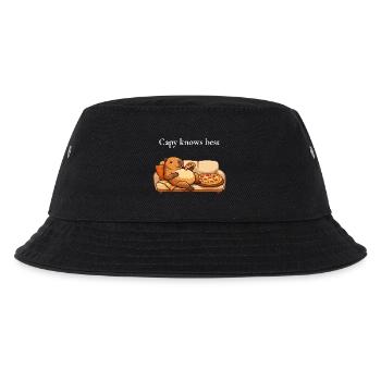 Capybara avec pizza sur canapé - Bob Enfant - noir - Devant