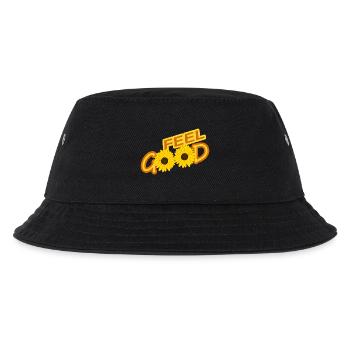 FEEL GOOD - Kinder Bucket Hat - Schwarz - Vorne