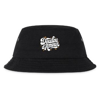 Liebes-Kuscheltier - Kinder Bucket Hat - Schwarz - Vorne