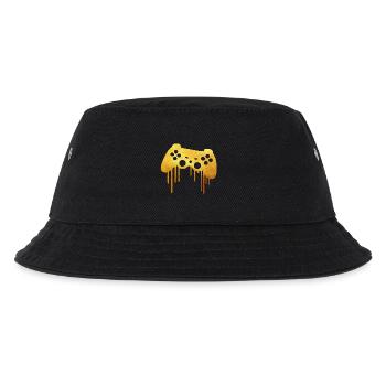 Gold gaming  - Kinder Bucket Hat - Schwarz - Vorne