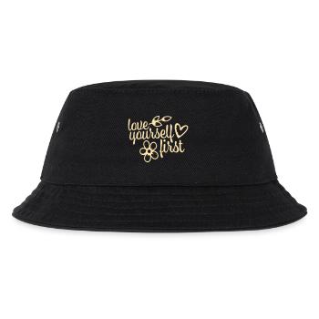 Love Yourself First Self-Love Self-Care - Kids’ Bucket Hat - black - Front