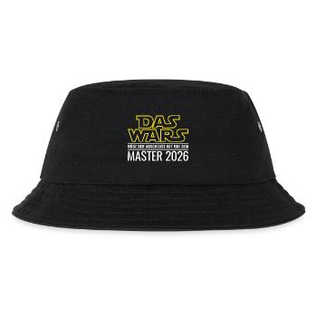 Master 2026 Das wars - Kinder Bucket Hat - Schwarz - Vorne