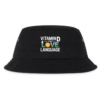 Naturopath Vitamin D Love Language Professional  - Kids’ Bucket Hat - black - Front