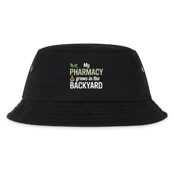 Zertifizierte Klinisch-Bio-Pharmakologie-Bekleidung - Kinder Bucket Hat - Schwarz - Vorne