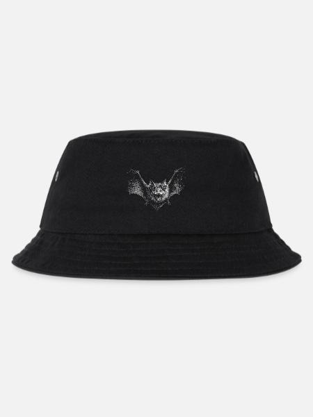 Fledermaus - Kinder Bucket Hat - Schwarz