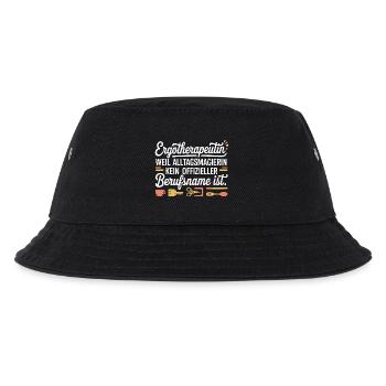 Ergotherapeutin Ergo Praxis Team Ergotherapie - Kinder Bucket Hat - Schwarz - Vorne