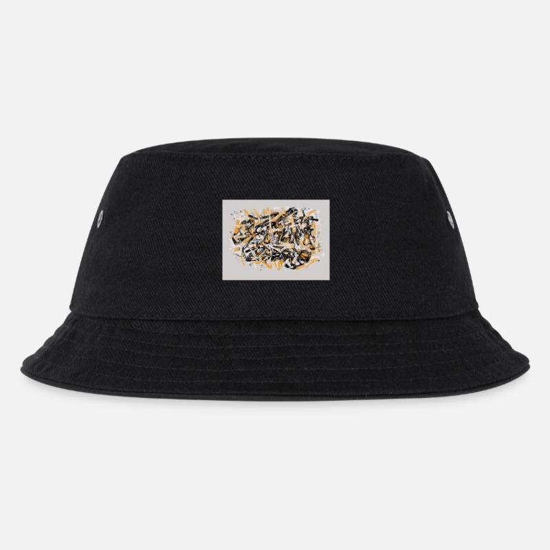 Tag ohne Gesicht - Kinder Bucket Hat - Schwarz