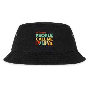 My Favorite People Call Me Papa Janitor - Kids’ Bucket Hat - black - Front