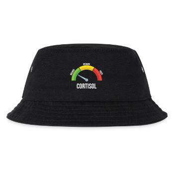 Cortisol Messgerät - Kinder Bucket Hat - Schwarz - Vorne
