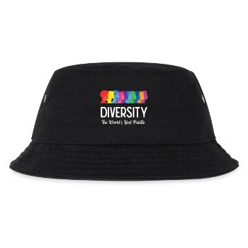 LGBT-Pride-Monat – Vielfalt. Die beste Palette - Kinder Bucket Hat - Schwarz - Vorne