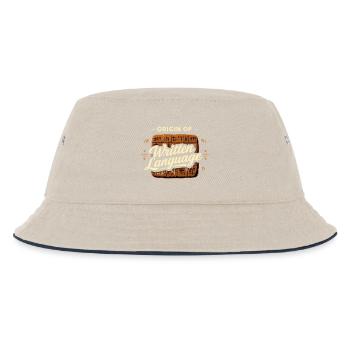 Ancient Mesopotamia, Sumerian - Kids’ Bucket Hat - ecru/navy - Front