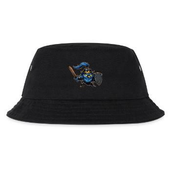 Knight Owl Ren Faire Mittelalterfest Lustig - Kinder Bucket Hat - Schwarz - Vorne