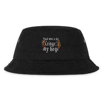 Das war ein bisschen Mein Lehnsherr mittelalterlich - Kinder Bucket Hat - Schwarz - Vorne